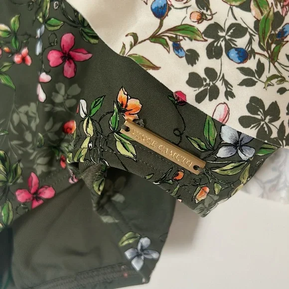 NWT Vince Camuto Piccadilly Ruffle One Shoulder Swimsuit - Picture 5 of 9